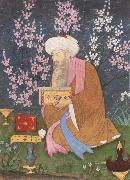 Ali of Golconda Poet in a garden Germany oil painting artist